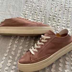 Soludos suede platform sneakers
